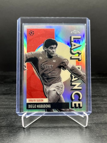 2025-26 Topps Chrome UEFA Soccer Diego Maradona Last Dance #LD-10 (A)