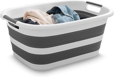 68L Collapsible Storage Basket – Large Foldable Laundry & Organiser Bin