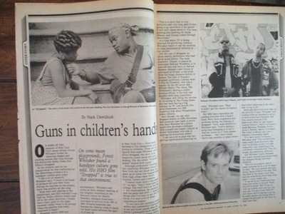 1993 Philadelphia Inquirer TV Mag(FREDO/BOKEEM WOODBINE/KIA JOY GOODWIN/STRAPPED
