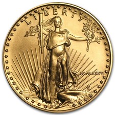 1986 1/2 oz American Gold Eagle BU (MCMLXXXVI) 5718.84 per troy oz