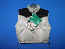 Mountain Horse M NWT Gray Black Down Puffer Vest Horse Riding Wear Coat Woman