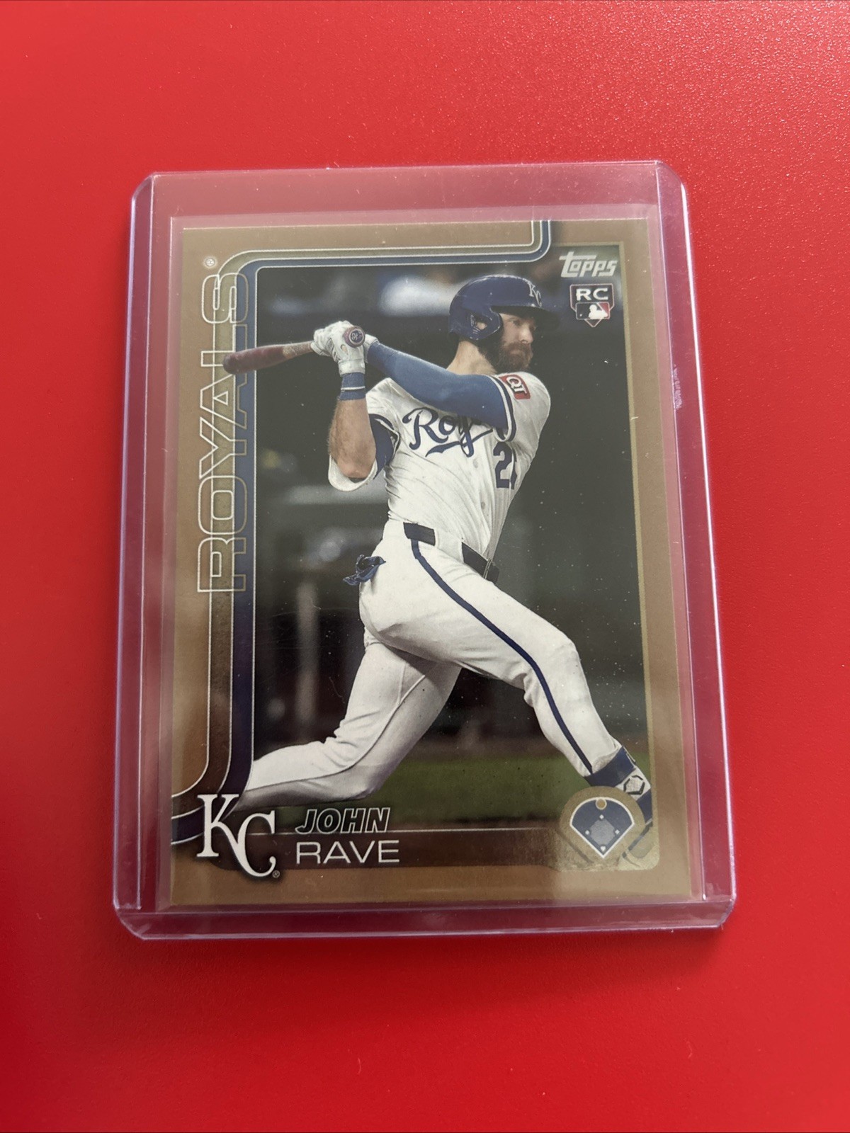 2025 Topps Update Series - John Rave #US192 Gold /2025 (RC)