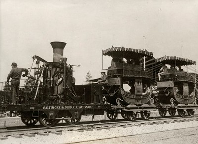 Baltimore & Ohio Railroad Atlantic, Baltimore, MD 1927 8,5 x 11 Foto