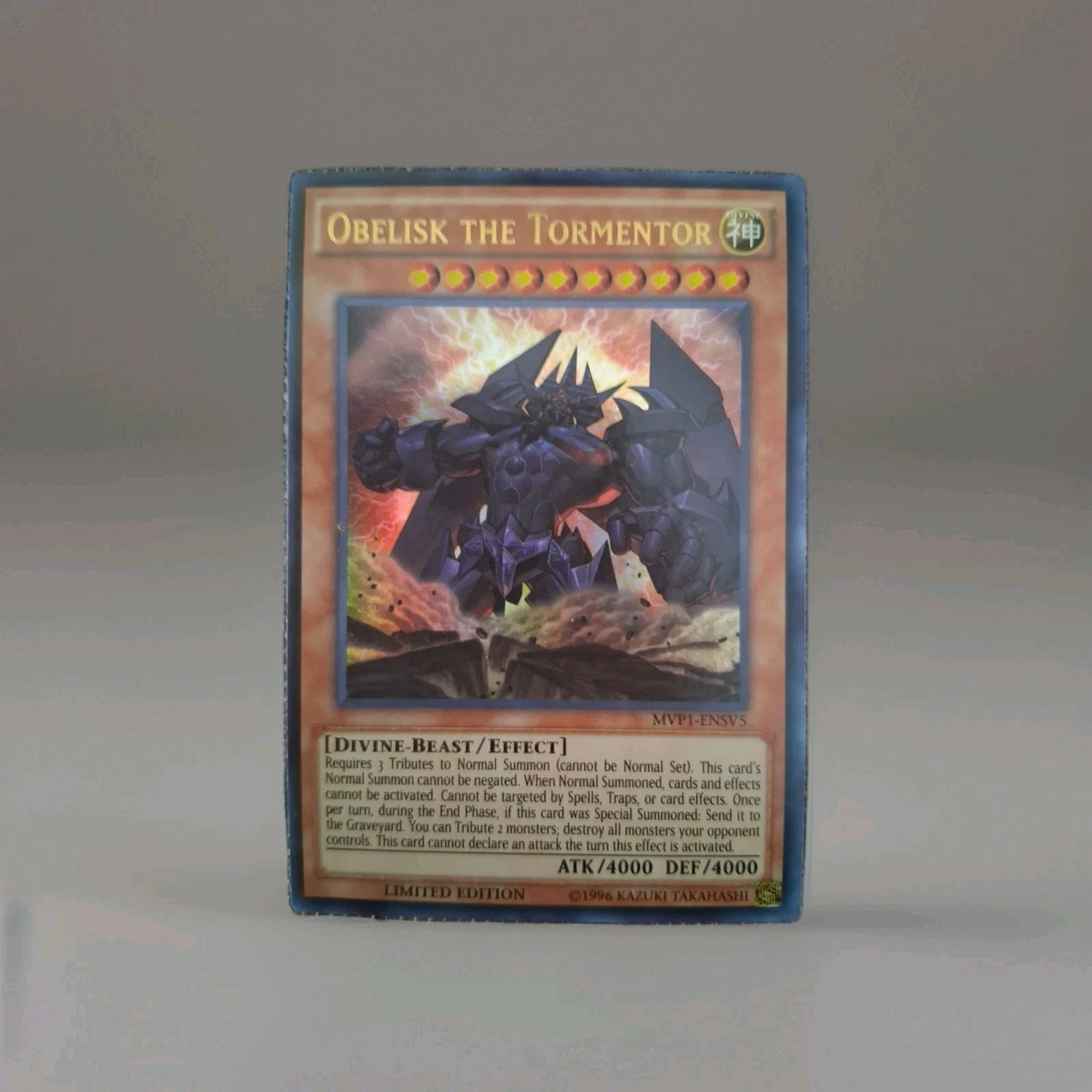 Obelisk The Tormentor Rare Yu-Gi-Oh! TCG Individual Collectible