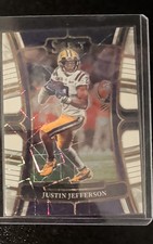 2023 Panini Select Draft Picks - Concourse Justin Jefferson #52 White Lazer...
