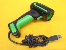                 Unbranded Handheld Laser Barcode Scanner Wired USB Green / Black