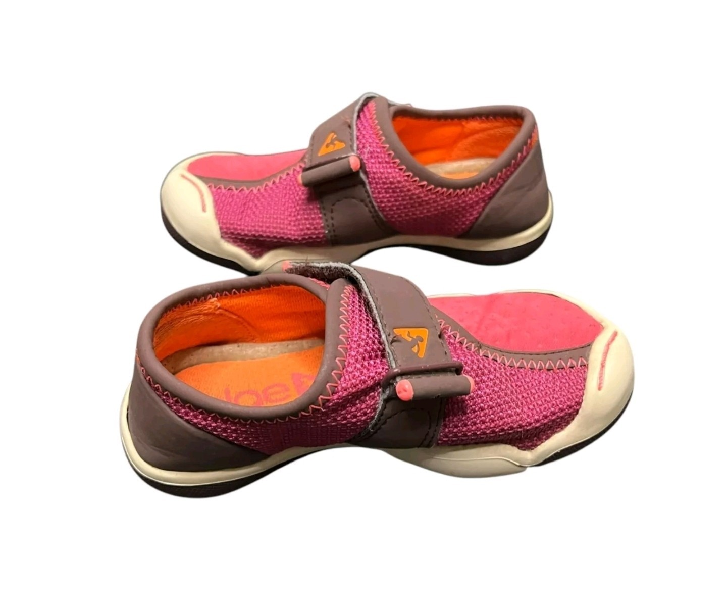 SAOLA Sneakers PLAE Cam Mesh bambino ragazza taglia 12 rosa marrone suola gomma