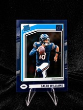 Panini 2024 Clearly Donruss Rated Rookie Caleb Williams #51 Blue /49 Bears
