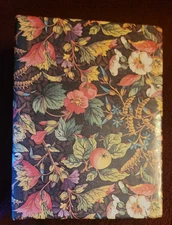 Vintage Photo Album Multi-Colored Flower & Fruit Brown Background , 100-4x6 pics