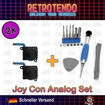 2x Joy Con Analog Sticks + Werkzeug Nintendo Switch OLED Lite Thumbstick