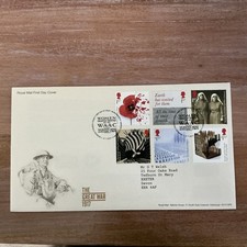 GB FDC THE GREAT WAR  2017