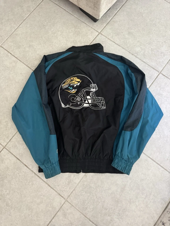 Vintage Jacksonville Jaguars Logo Athletic Windbreaker Jacket Size Large Mint - Image 2 of 4