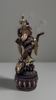 Tanzende Ganesha Statue, Nritya Ganapati Elefantengott, Hindu Gott FREUDE KOSMISCHE ENTFERNUNG