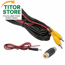 Backup Camera RCA Video Cable,Car Reverse Rear View Camera with Detection Wire(3