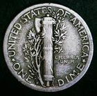 1916-S Mercury Dime - 90% Silver - Free Shipping!