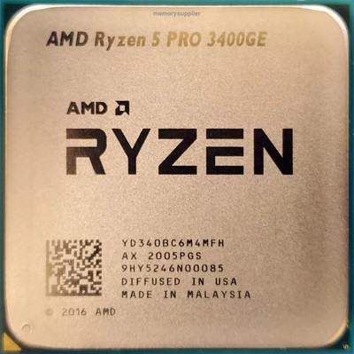 YD340BC6M4MFH AMD Ryzen 5 PRO 3400GE 3300MHz Quad-Core 4MB L3 Cache CPU