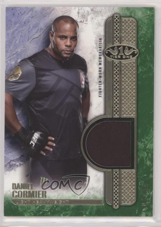 2017 Topps UFC Knockout Tier One Relics Green /50 Daniel Cormier #T1R-DCO uk5
