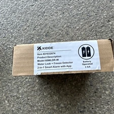 Kidde Smart Detection Water Leak + Freeze Detector 60WLDR