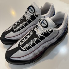 Nike Air Max 95 Premium Toronto Obsidian White Red Black HJ9152-100 Mens Sz 12.5