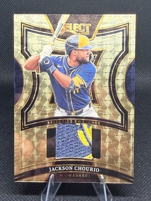 2025 Panini Select Jackson Chourio Gold Vinyl Selective Swatches 1/1 #SS-JC