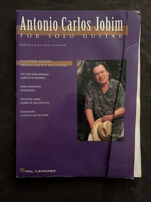 Antonio Carlos Jobim For Solo Guitar Vintage  Songbook Sheet Music Jazz OOP