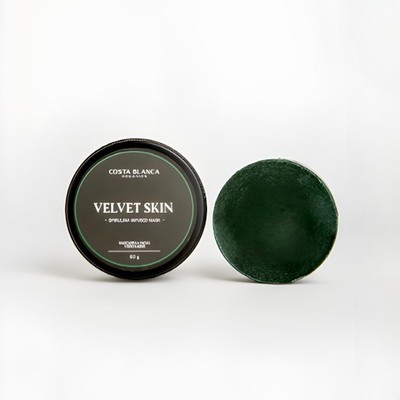 Solid Clay Mask Spirulina Anti Aging Hydrating Lifting Unisex Mascarilla Facial