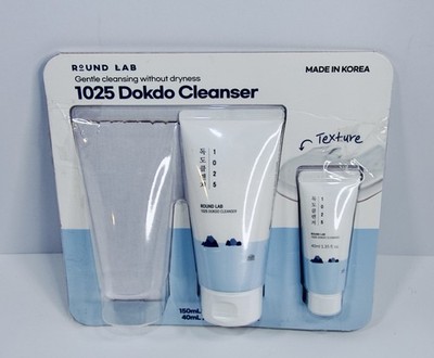 Round Lab 1025 Dokdo Cleanser 150ml + 40ml Set K-Beauty New