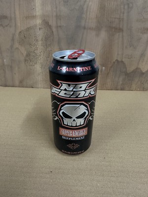 No Fear Energy Drink Can Empty 16oz 2011