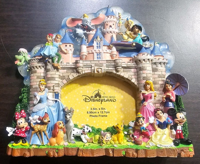 Hong Kong Disneyland Picture Frame Limited Edition Disney Resort Mickey Mouse