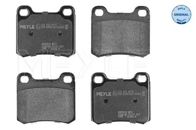 MEYLE 025 206 8715 Bremsbelagsatz, Scheibenbremse für MERCEDES-BENZ