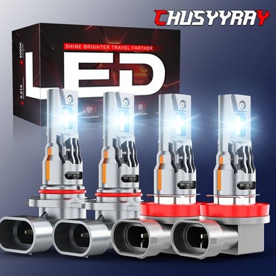 FOR Subaru Forester 2009-2018 LED Bombillas de luz alta/baja Combo Blanco