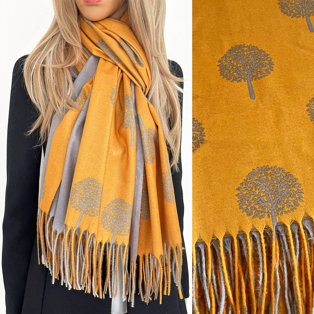 Ladies cheap mustard scarf