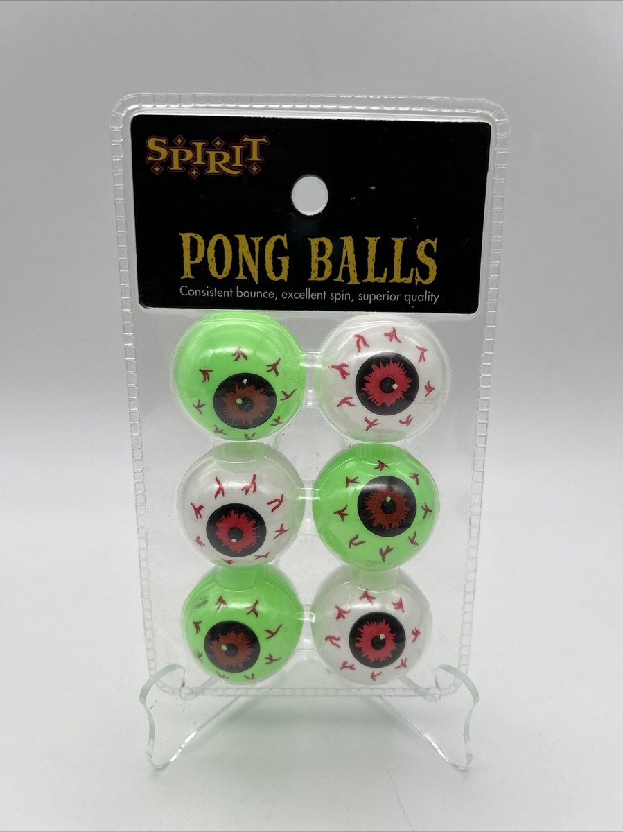 ビンテージ PING EYE LONG FLYTIME ボール 12個セット Spirit Halloween Pong Balls Spooky Eye Ball Ping Pong Balls NEW | eBay