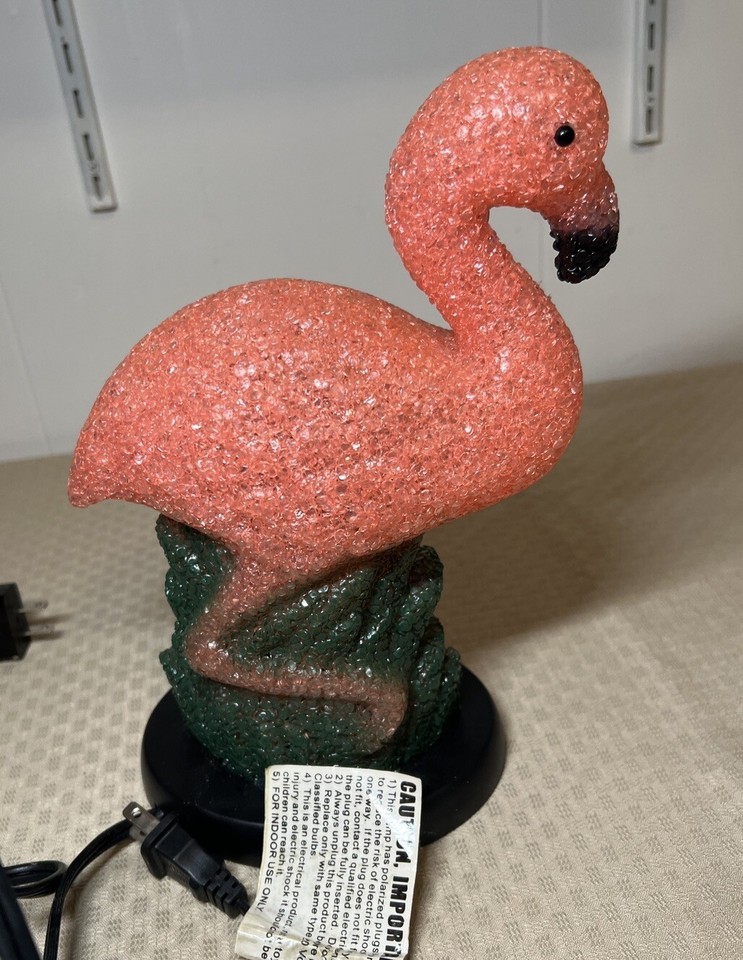Vintage Retro Flamingo TV Lamp eBay
