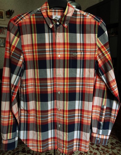 Hemd LACOSTE, langarm, Gr. 38, 100%Cotton, Frankreich, sehr guter Zustand