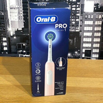 Oral-B Pro Series 1 Cross Action Pink Elektrische Zahnbürste 3D Reinigungstechnologie