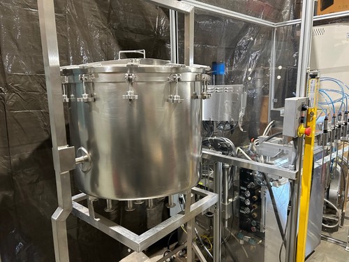 Kalish model 1300 filler with pressure tanks and numerous pumps & nozzles - Picture 3 of 7