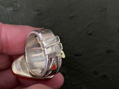 Navajo Ring Size 18.5 Michael Perry(Mike Perry) - Picture 11 of 12