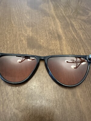 Tura Sunglasses Cat Eye Frames 1960’s Vintage Plastic Black & White W Brown Lens Tura Sunglasses Cat Eye Frames 1960s Vintage Plastic Black  main image 2