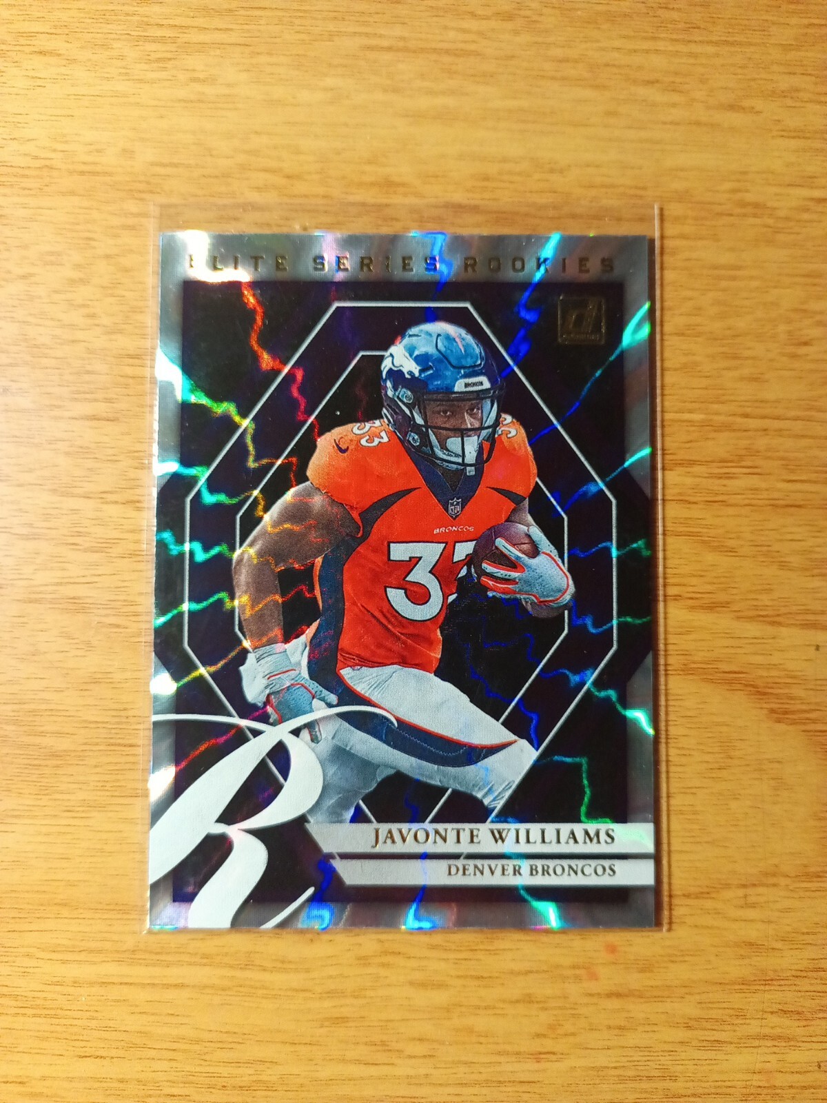 JAVONTE WILLIAMS 2021 PANINI DONRUSS "ELITE SERIES ROOKIES"INSERT FOOTBALL CARD