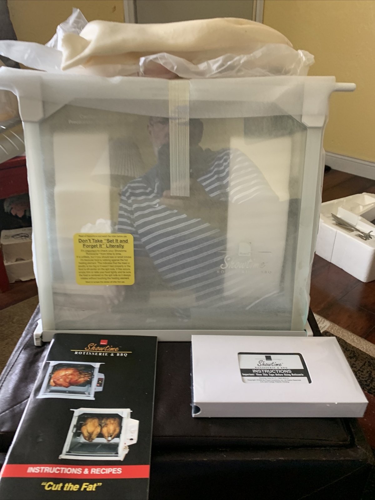 NEW  OPEN BOX RONCO SHOWTIME 4000 FULL SIZE ROTISSERIE - BBQ DELUXE Set!