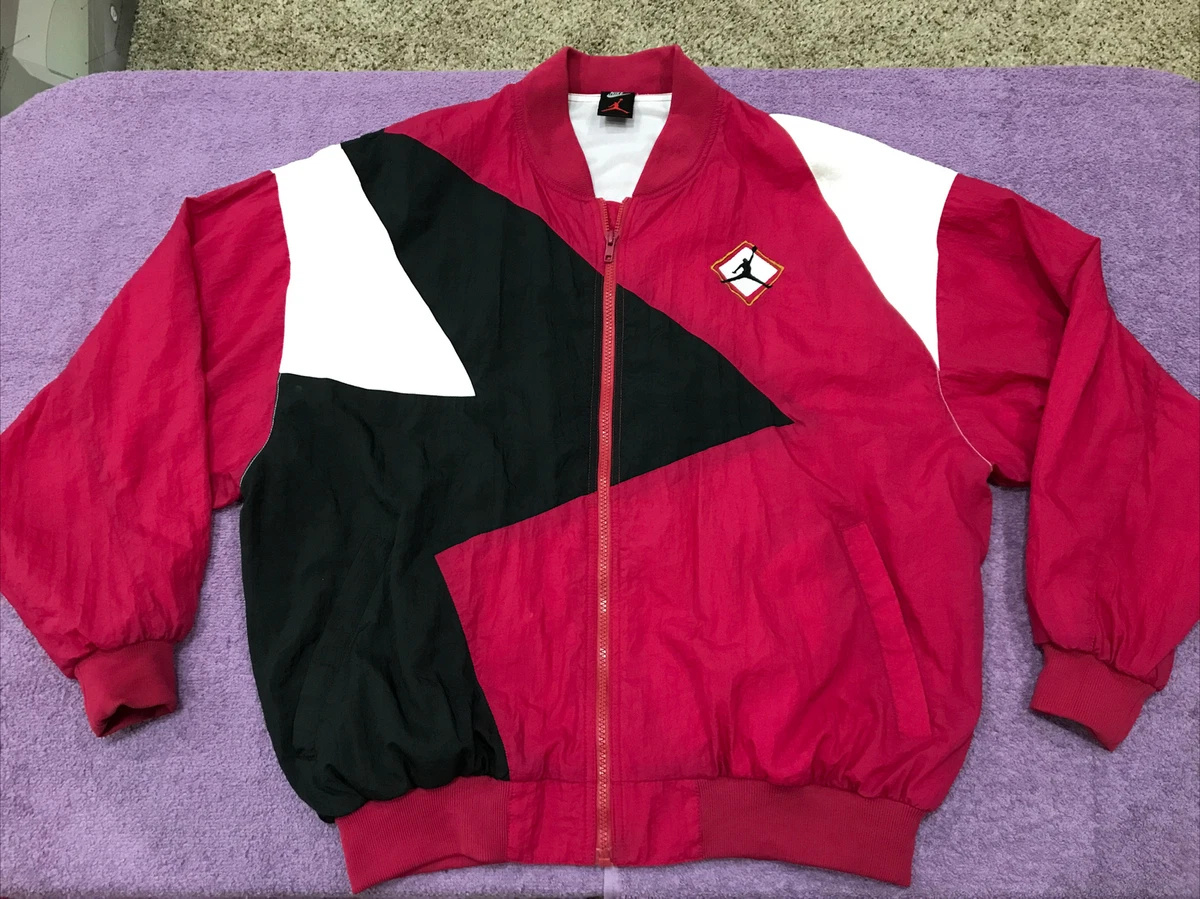 Nike windbreaker red white black sale