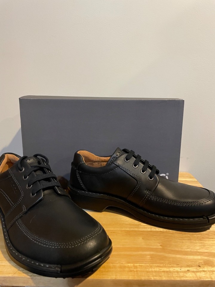 ECCO Fusion Tie Black Men's Comfort Shoes Size 42EUR (88.5US) eBay