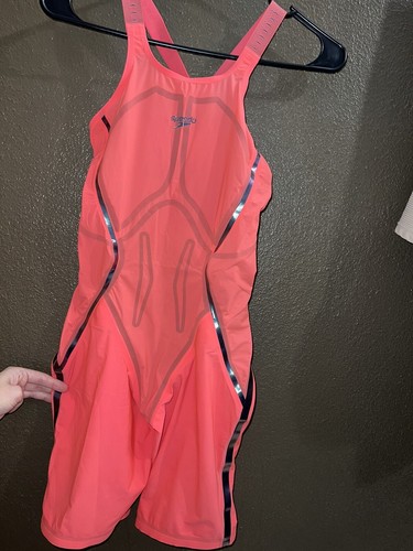 SPEEDO FastSkin LZR PURE INTENT 2.0 OpenBack Kneeskin Dos Ouvert- Black -Combinaison Natation Competition Femme 25