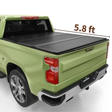 5.8FT Hard 3-Fold Tonneau Cover For 2019-2025 Chevy Silverado /GMC Sierra 1500