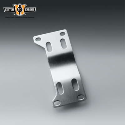 Chrome Offset Mounting Plates Part Fits For Harley 5-speed Softail Transmissions
