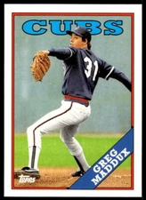 2011 Topps Greg Maddux #60YOT-37 60 Years of Topps REPRINT Chicago Cubs