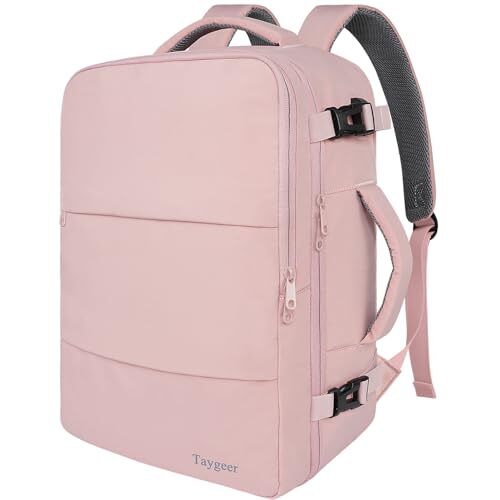 Women's Large Travel Backpack with USB Charging Port - Amourpink Carry On-image