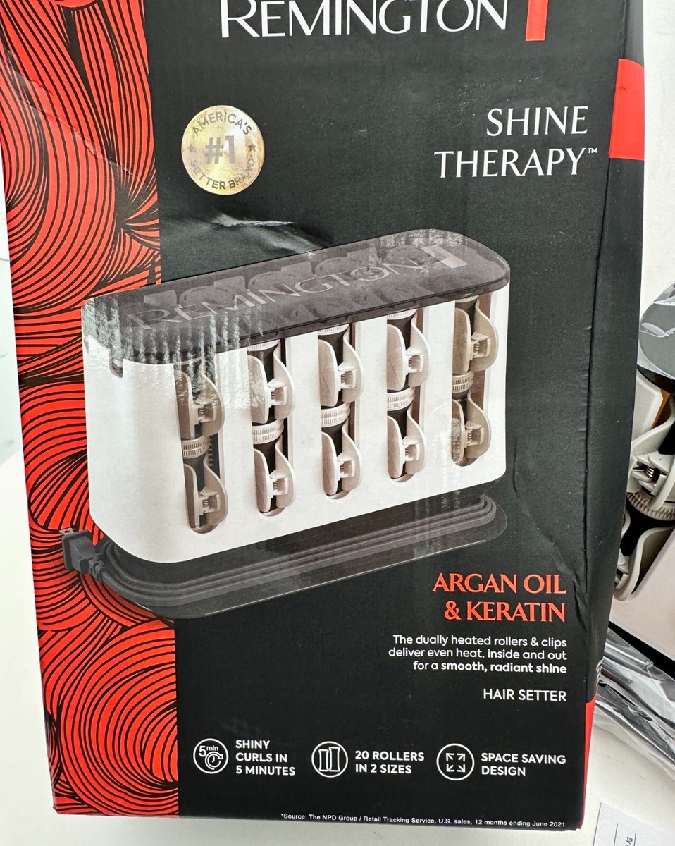 REMINGTON SHINE THERAPY Argan Oil & Keratin Treated Hair  display picture 2