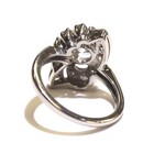14k white gold 1.81ct VVS2 L Round Natural diamond engagement ring 4.6g vintage — photo 5